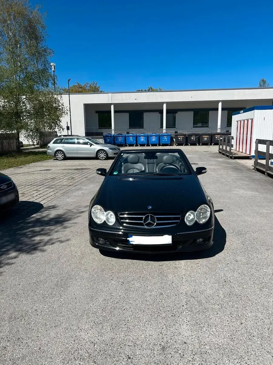 Gebraucht Mercedes CLK200 185 PS (136 kW) 2007 Schwarz Cabrio