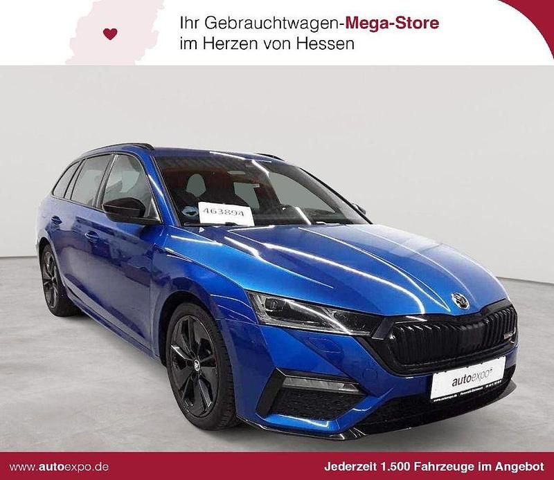 Race blau metallic Gebraucht 2021 Skoda Octavia RS Kombi | 27.990 € (Fairer Preis) - Bild 1/4