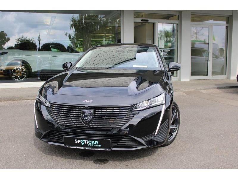 Schwarzmet. (perla nera) Gebraucht 2023 Peugeot 308 Allure Limousine | 24.990 € (Superpreis) - Bild 1/4