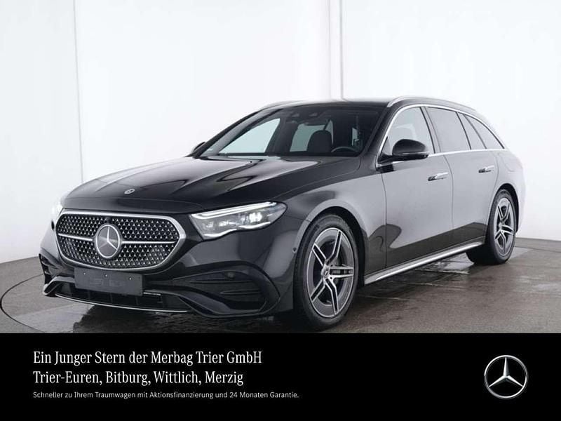 Obsidianschwarz metallic Gebraucht 2024 Mercedes E300 AMG Kombi | 56.900 € (Superpreis) - Bild 1/4