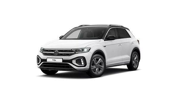 Gebraucht VW T-Roc R-line 150 PS (110 kW) 2024 Pure white/schwarz SUV