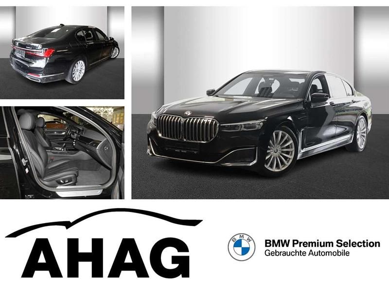 Black sapphire metallic Gebraucht 2021 BMW 730 Limousine | 49.840 € (Fairer Preis) - Bild 1/4