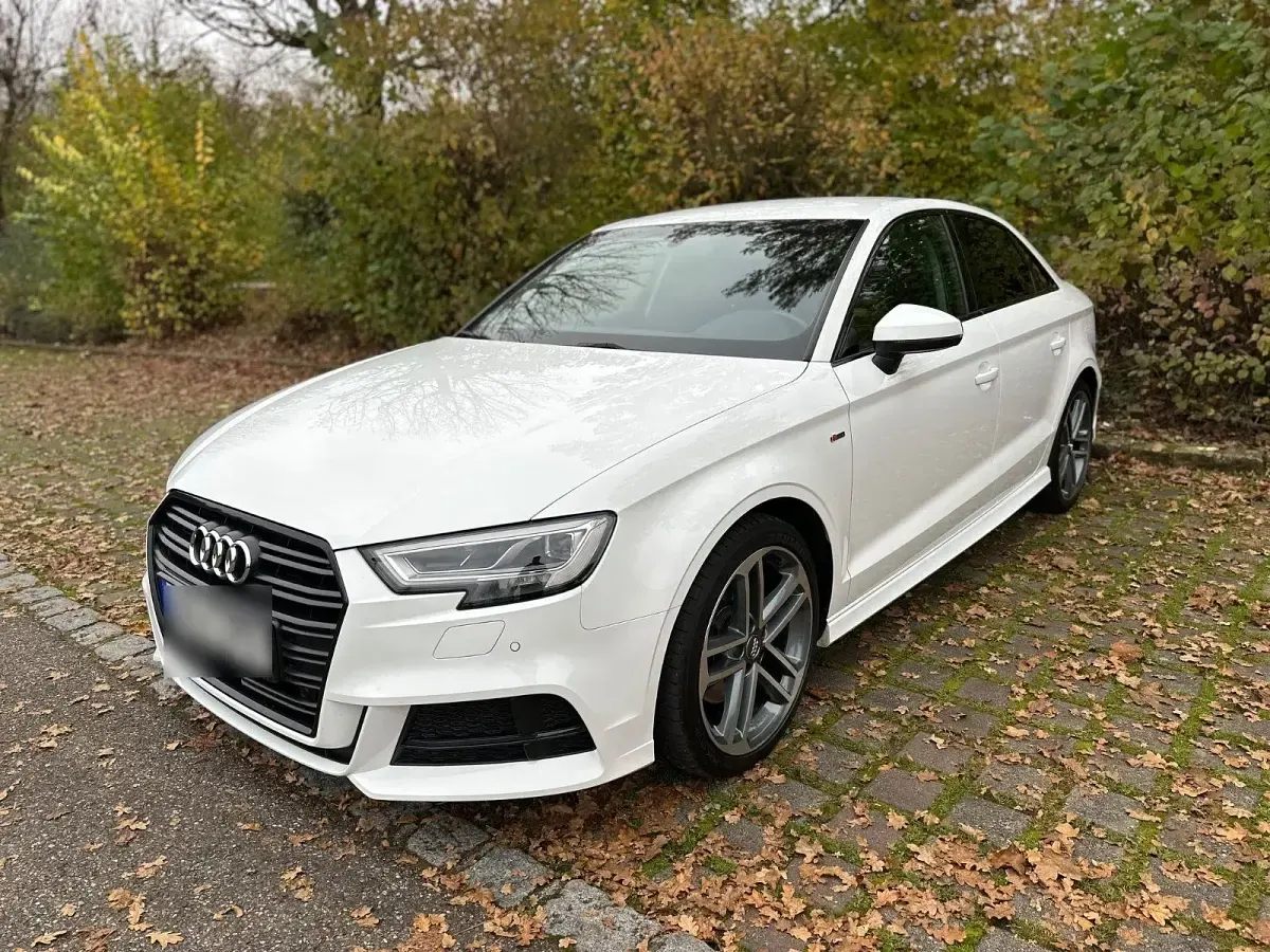 Używany Audi A3 S-Line 150 KM (110 kW) 2020 Biały Sedan/Limuzyna