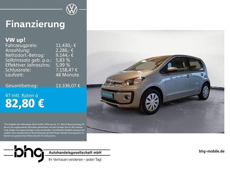 Gebraucht VW up! Move 65 PS (47 kW) 2022 Kleinwagen