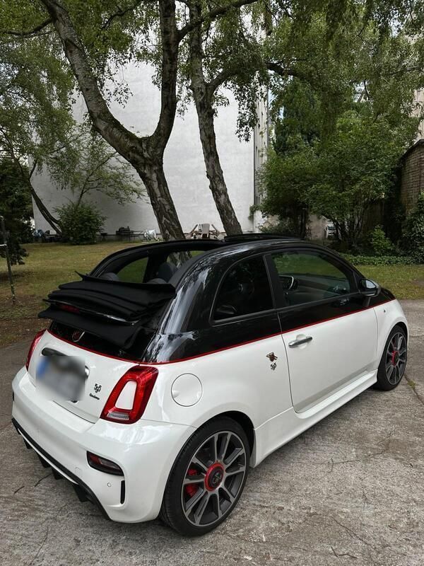 Weiß Gebraucht 2021 Abarth 595C Turismo Cabrio | 19.999 € (Fairer Preis) - Bild 1/4