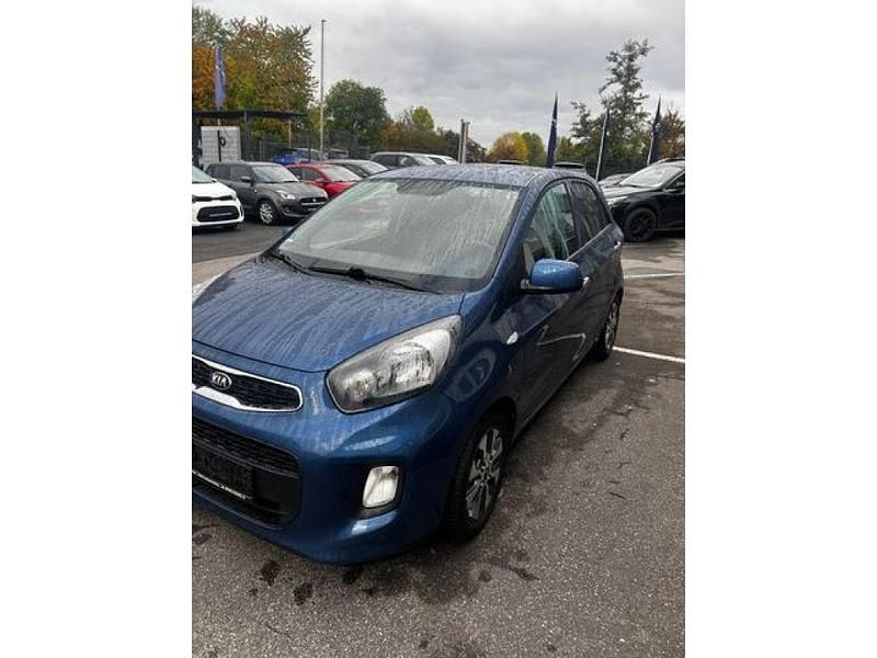 Seosanblau metallic (metallic) Gebraucht 2016 Kia Picanto Kleinwagen | 7.999 € (Fairer Preis) - Bild 1/4