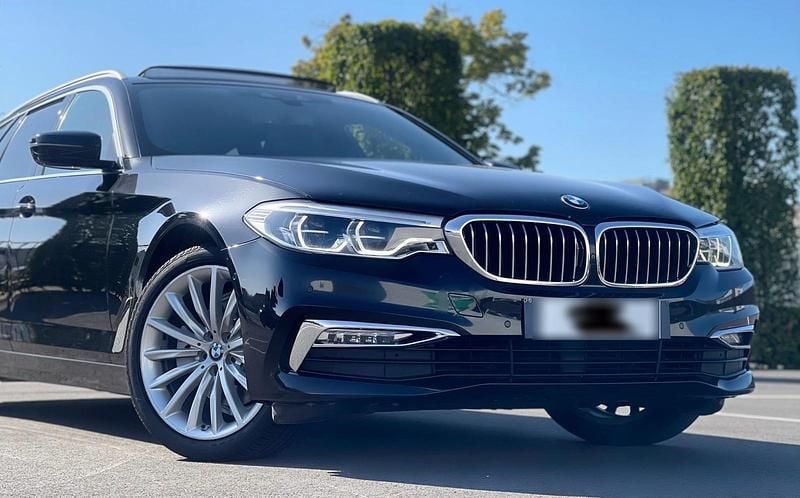Second-hand BMW 520 Luxury Line 190 CP (139 kW) 2018 Negru Break