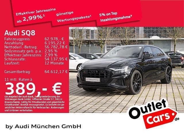 Gebraucht Audi SQ8 Ambiente 507 PS (372 kW) 2022 Mythosschwarz metallic SUV