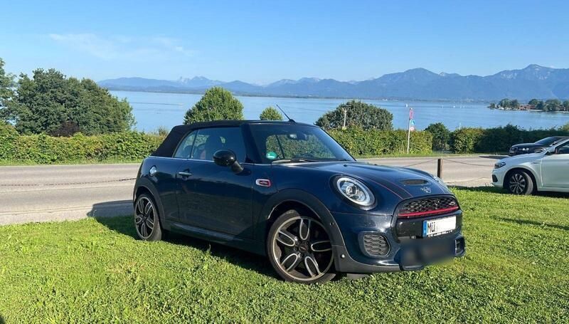Blau Gebraucht 2019 Mini John Cooper Works Cabriolet Cabrio | 22.900 € (Fairer Preis) - Bild 1/4