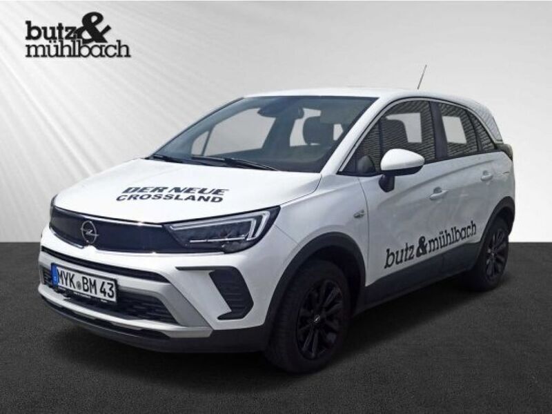 Weiß (jade weiß) (metallic) Gebraucht 2021 Opel Crossland X Elegance SUV | 19.490 € (Etwas zu teuer) - Bild 1/4