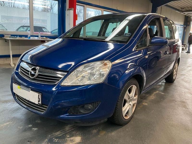 Gebraucht Opel Zafira Edition 116 PS (85 kW) 2009 Blau Van / Kleinbus