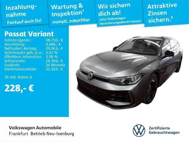 Gebraucht VW Passat R-line 150 PS (110 kW) 2024 Diabasgrau metallic/diabasgrau Kombi