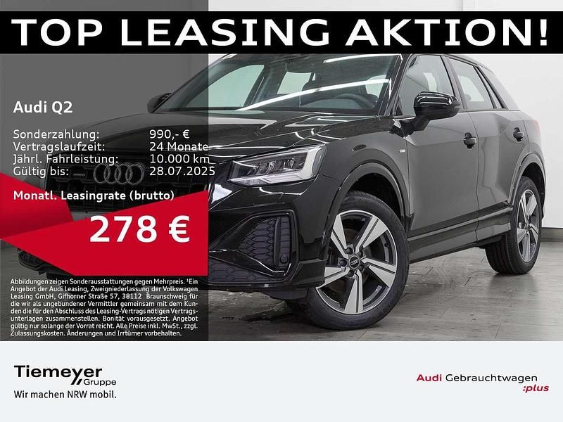 Schwarz Gebraucht 2024 Audi Q2 S-Line SUV | 36.990 € (Fairer Preis) - Bild 1/4