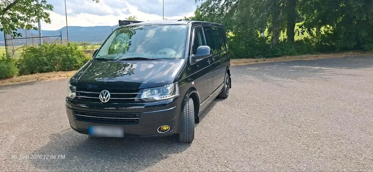 Gebraucht VW Multivan Highline 204 PS (150 kW) 2013 Schwarz Van / Kleinbus