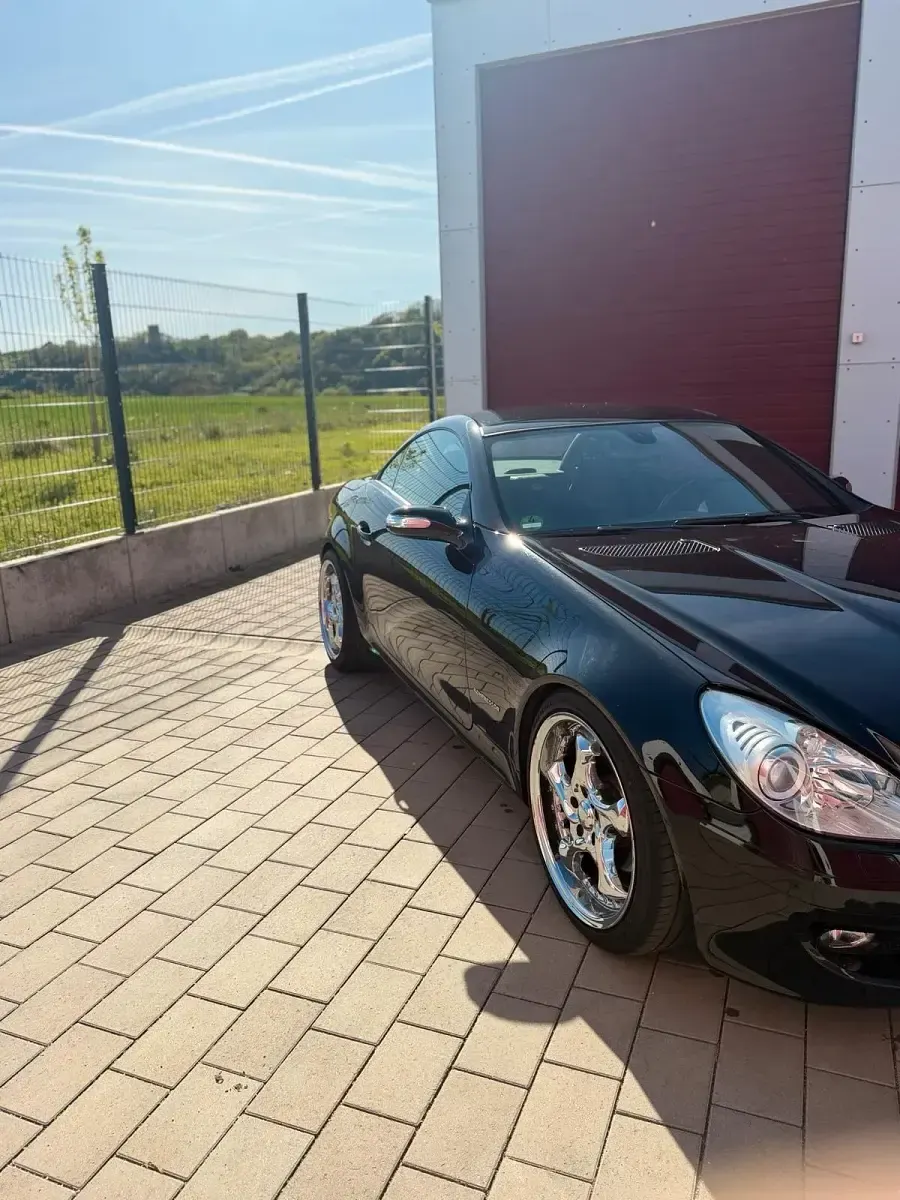 Gebraucht Mercedes SLK200 163 PS (119 kW) 2005 Schwarz Cabrio