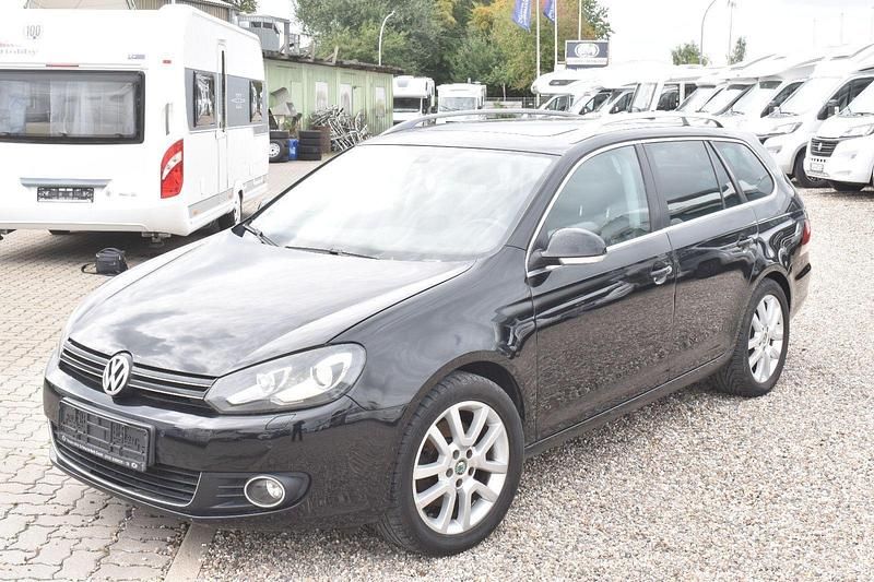 Schwarz Gebraucht 2010 VW Golf VI Highline Kombi | 4.790 € (Superpreis) - Bild 1/4