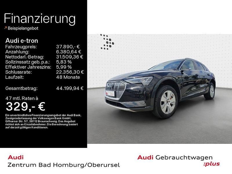 Schwarz Gebraucht 2021 Audi e-tron Advanced Plus SUV | 37.890 € (Etwas zu teuer) - Bild 1/4