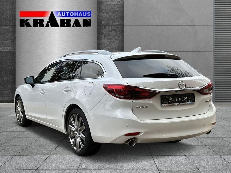 Gebraucht Mazda 6 Exclusive-Line 194 PS (142 kW) 2023 Rhodium weiß Kombi