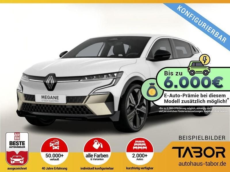 Neu Renault Megane E-Tech Iconic 160 kW (218 PS) 2025 Weiß (weitere farben wählbar) Limousine