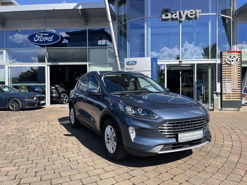 Blue metallic Gebraucht 2022 Ford Kuga Titanium SUV | 21.990 € (Superpreis) - Bild 1/4