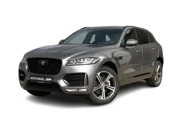 Grau Gebraucht 2021 Jaguar F-Pace R-Sport SUV | 31.489 € (Superpreis) - Bild 1/4