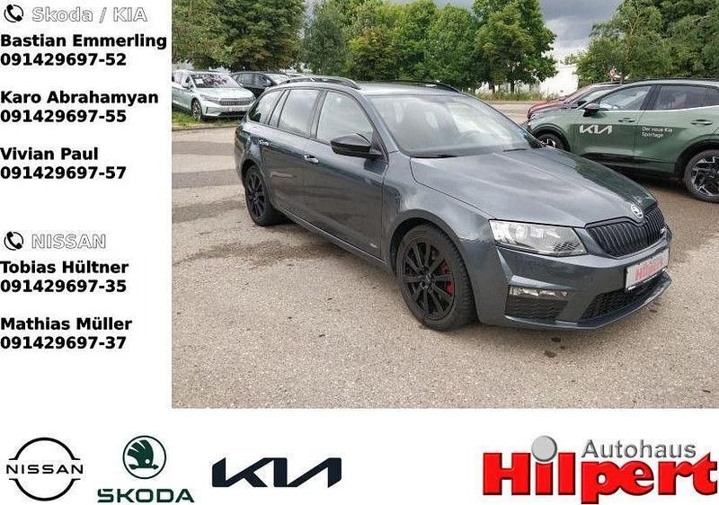 Quarzgrau metallic (metallic) Gebraucht 2016 Skoda Octavia RS Kombi | 11.940 € (Guter Preis) - Bild 1/4