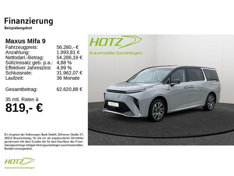 Gebraucht Maxus MIFA 9 180 kW (245 PS) 2024 Schwarz Van / Kleinbus