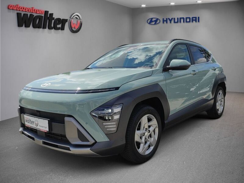 Mirage green / sol Gebraucht 2023 Hyundai Kona Trend SUV | 22.990 € (Guter Preis) - Bild 1/4