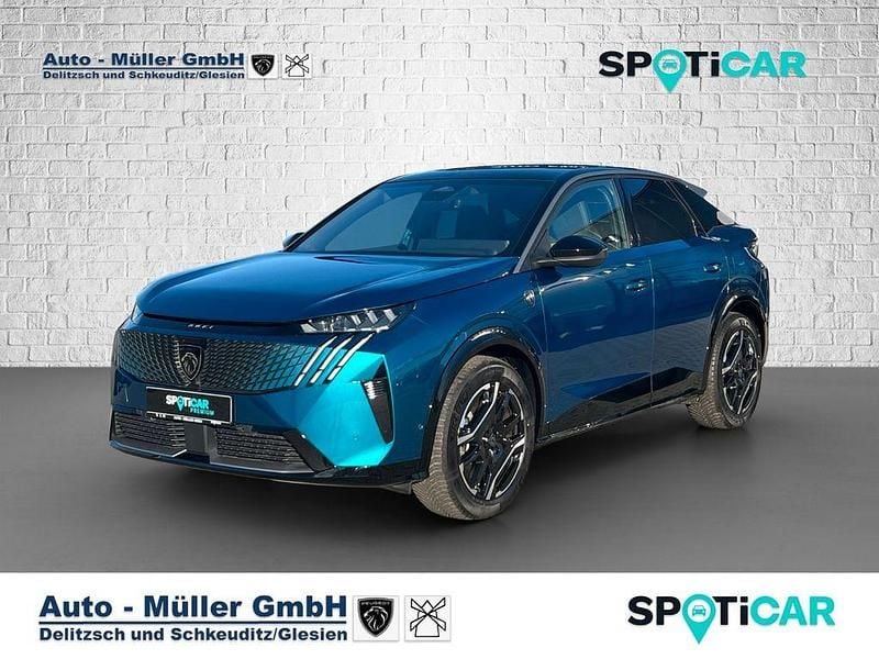Blau Gebraucht 2024 Peugeot e-3008 GT SUV | 38.950 € - Bild 1/4