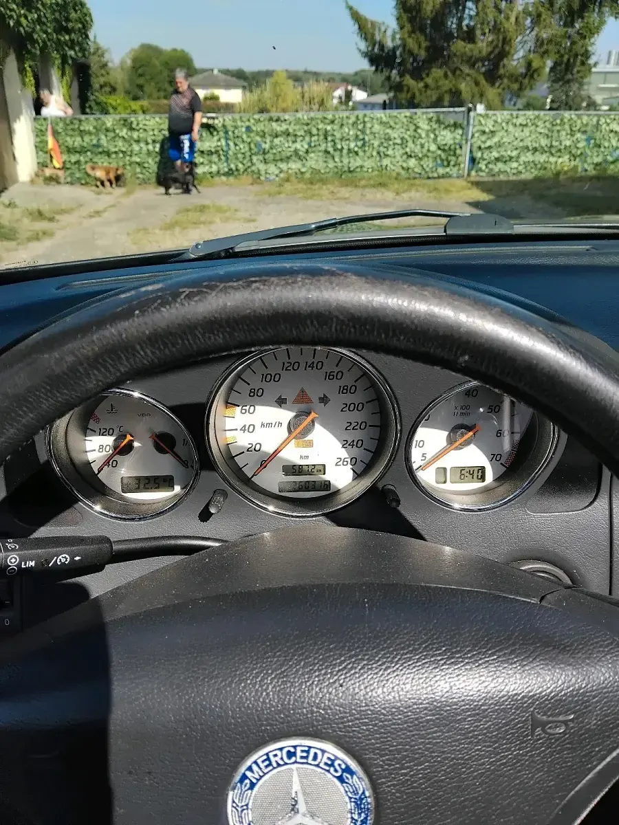 Gebraucht Mercedes SLK200 163 PS (119 kW) 2003 Schwarz Cabrio