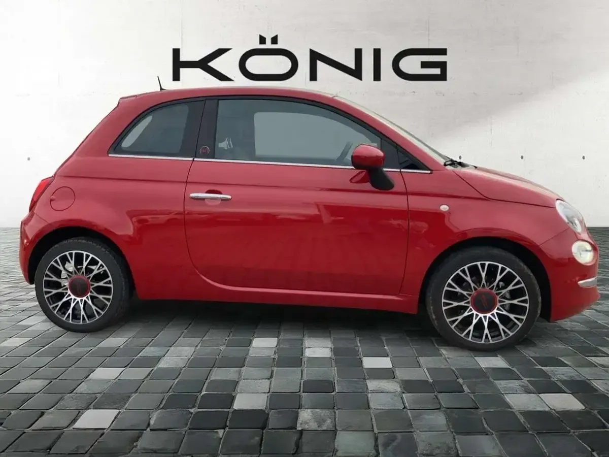 Gebraucht Fiat 500 Red 69 PS (50 kW) 2023 Passione rot Kleinwagen
