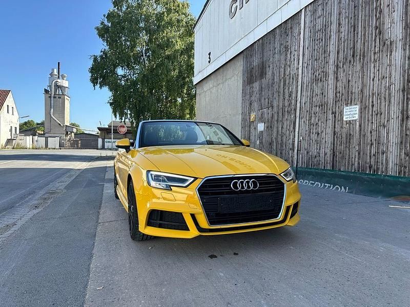 Gelb Gebraucht 2018 Audi A3 Cabriolet Sport Cabrio | 21.900 € (Fairer Preis) - Bild 1/4