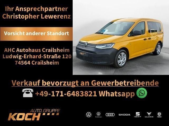 Gebraucht VW Caddy Basis 122 PS (89 kW) 2022 Gelb Van / Kleinbus