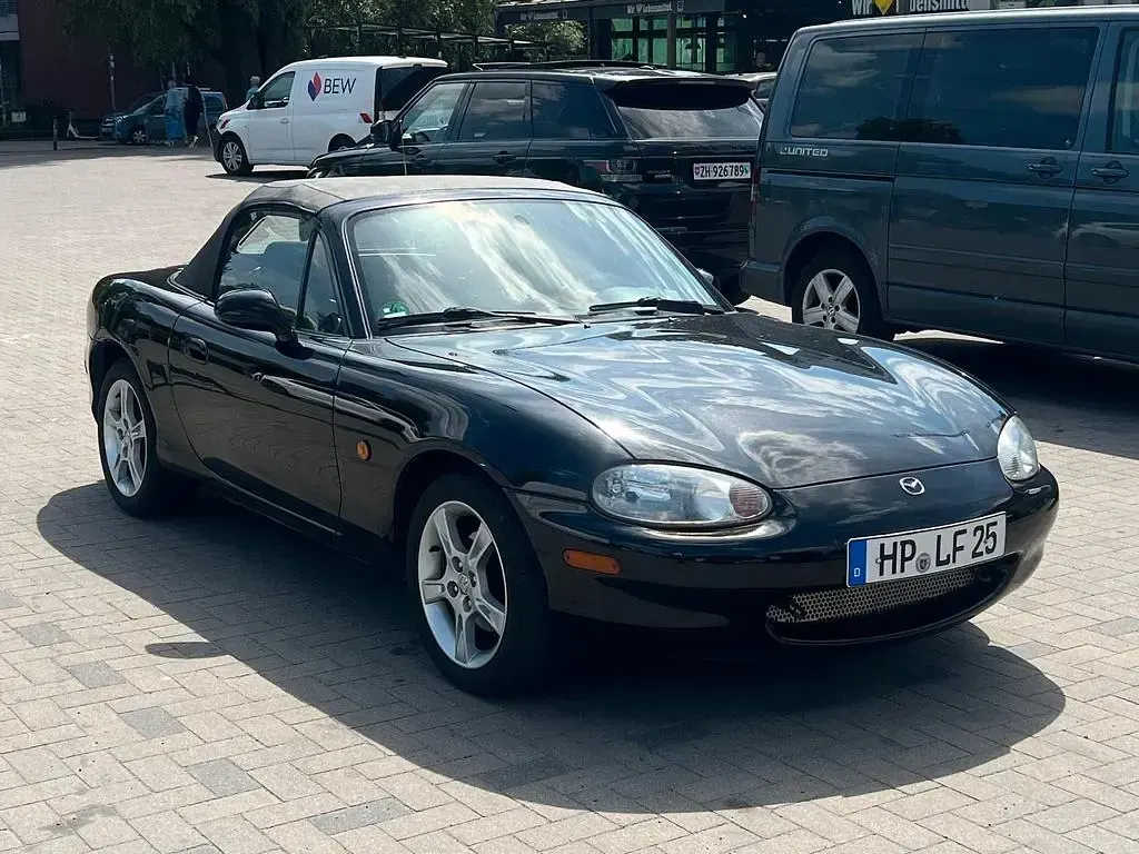 Gebraucht Mazda MX5 110 PS (80 kW) 2000 Schwarz Cabrio