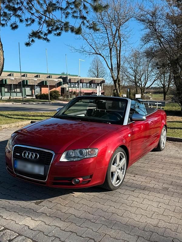 Rot Gebraucht 2006 Audi A4 Cabriolet S-Line Cabrio | 13.000 € (Teuer) - Bild 1/4