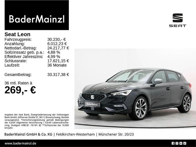 Schwarz Gebraucht 2024 Seat Leon FR Limousine | 30.230 € (Fairer Preis) - Bild 1/3
