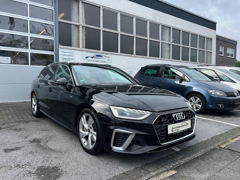 Schwarz Gebraucht 2021 Audi A4 S-Line Kombi | 22.990 € (Guter Preis) - Bild 1/4