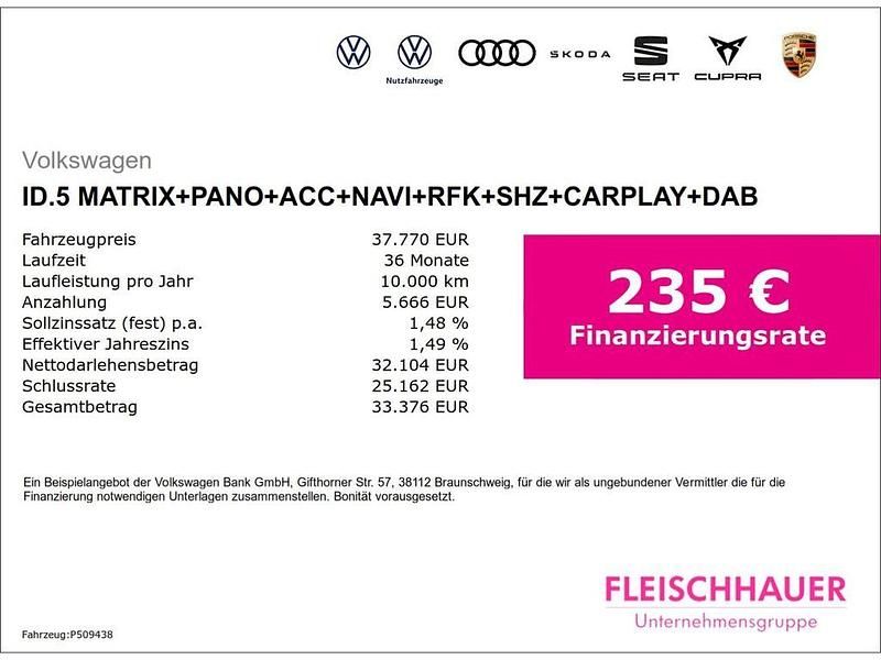 Gebraucht VW ID.5 210 kW (286 PS) 2025 Grenadillschwarz metallic SUV