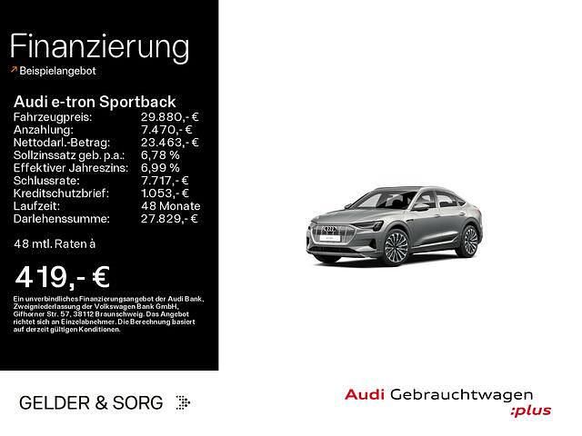 Gebraucht Audi e-tron Sportback Advanced 230 kW (313 PS) 2021 Grau SUV