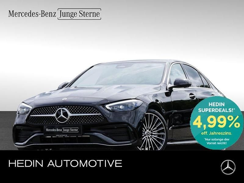 Schwarz Gebraucht 2024 Mercedes C300 AMG Limousine | 48.390 € (Fairer Preis) - Bild 1/4