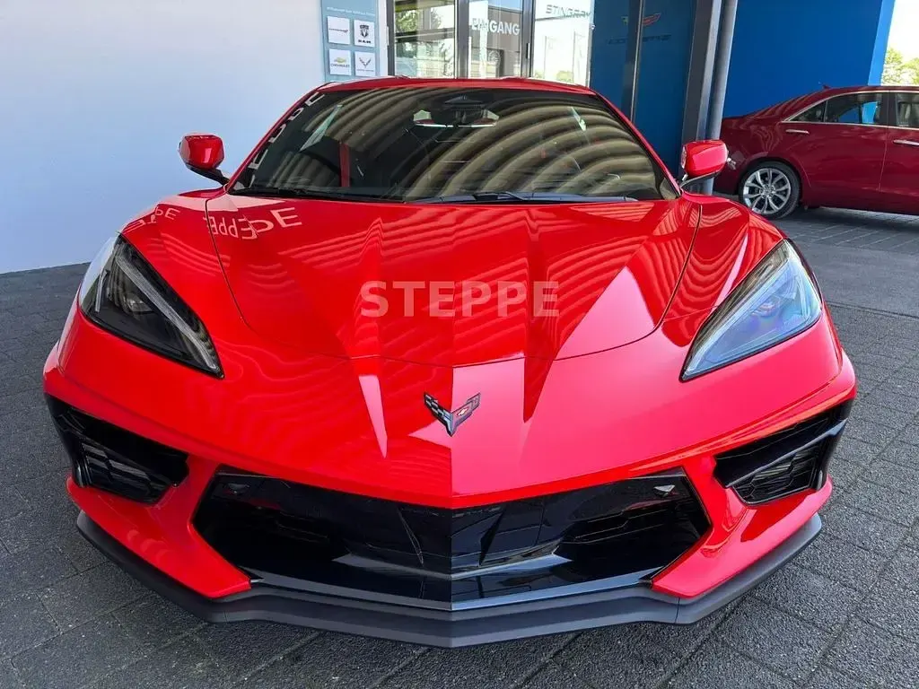 Nowe Corvette Stingray 481 KM (353 kW) 2026 Czerwony Coupe