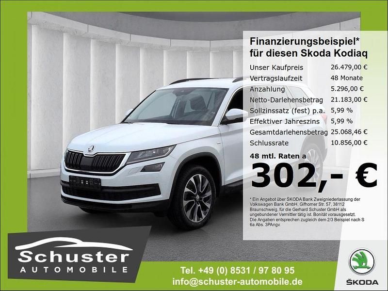 Weiss Gebraucht 2020 Skoda Kodiaq Drive SUV | 26.479 € (Guter Preis) - Bild 1/4