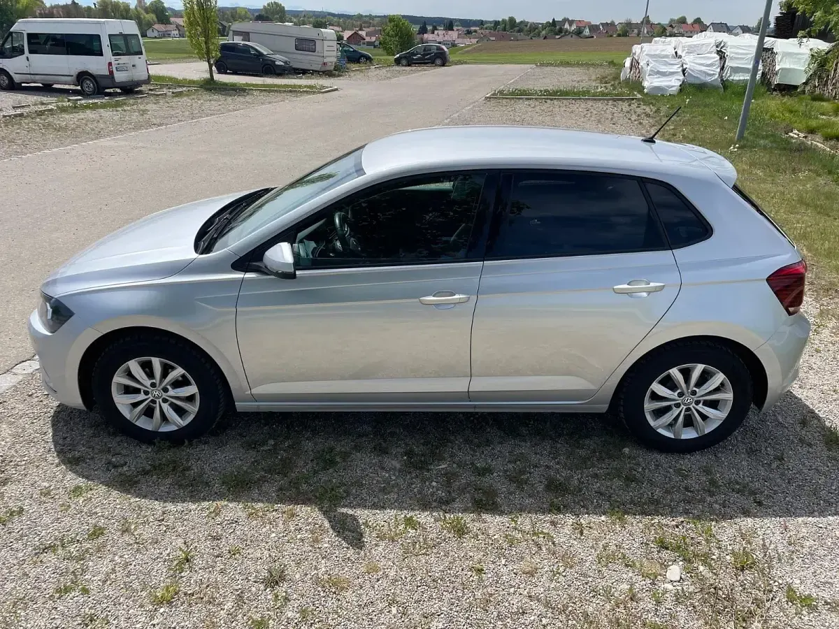 Brugt VW Polo Highline 95 HK (69 kW) 2018 Sølv Hatchback