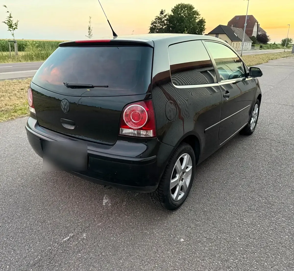 Gebraucht VW Polo 80 PS (58 kW) 2008 Schwarz Kleinwagen