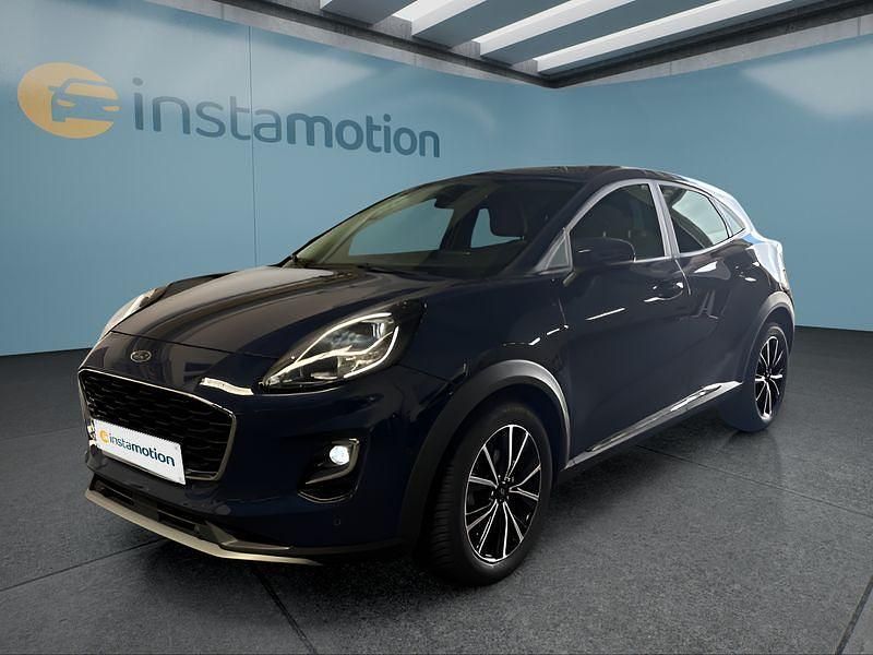 Blau Gebraucht 2021 Ford Puma Gen-E Titanium X SUV | 16.099 € (Guter Preis) - Bild 1/4