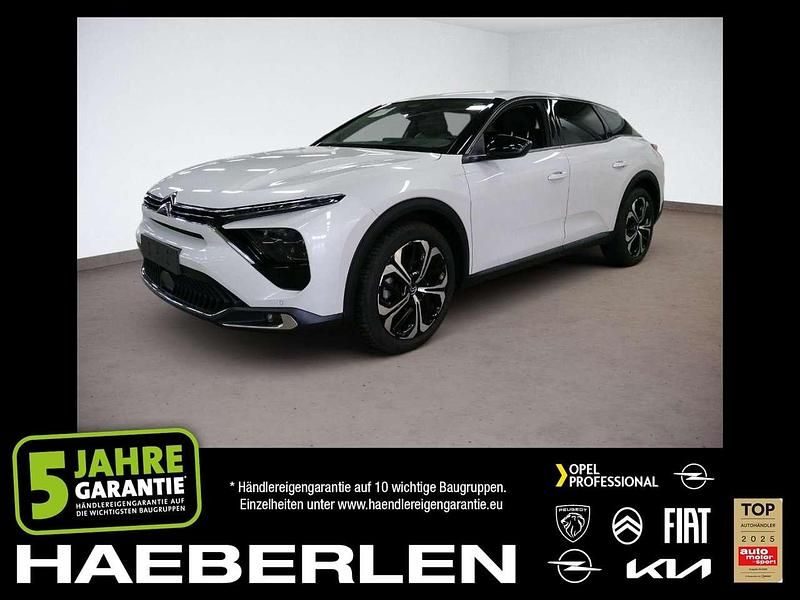 Lack weiss perlglänzend/typ au Gebraucht 2024 Citroën C5 X PureTech Limousine | 18.950 € (Superpreis) - Bild 1/4