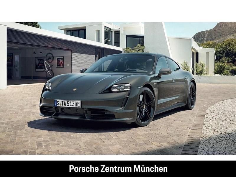 Grau Gebraucht 2021 Porsche Taycan Turbo S Limousine | 92.900 € (Teuer) - Bild 1/4
