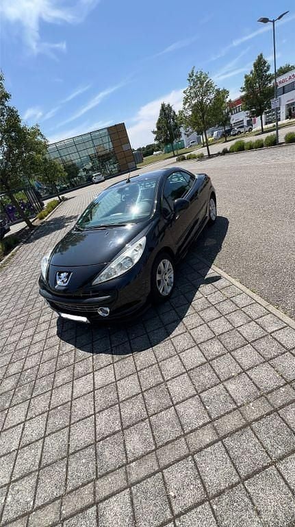 Schwarz Gebraucht 2007 Peugeot 207 CC Sport Cabrio | 1.550 € (Guter Preis) - Bild 1/4