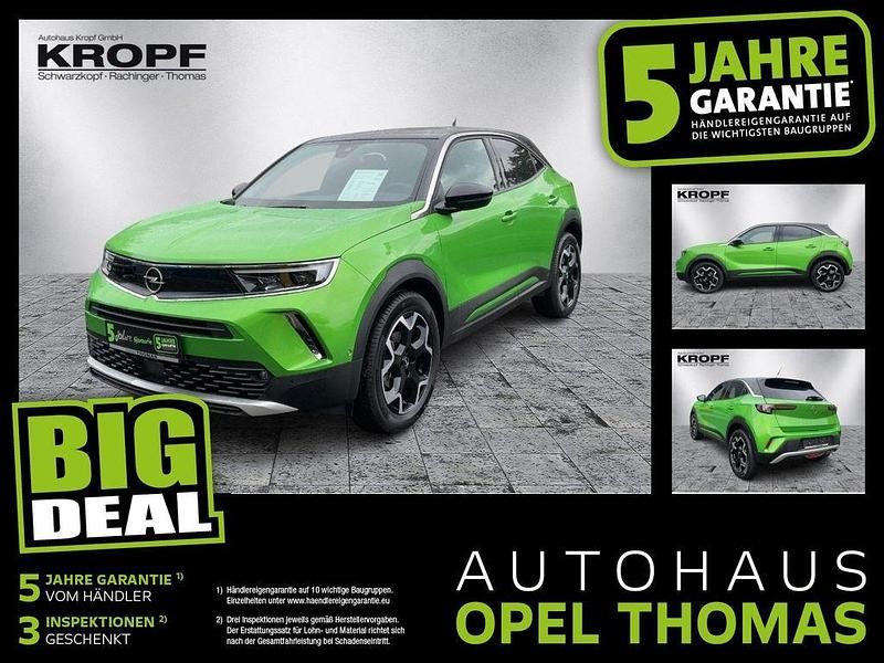 Matcha green/ikone gruen Gebraucht 2022 Opel Mokka Ultimate SUV | 18.590 € (Fairer Preis) - Bild 1/4