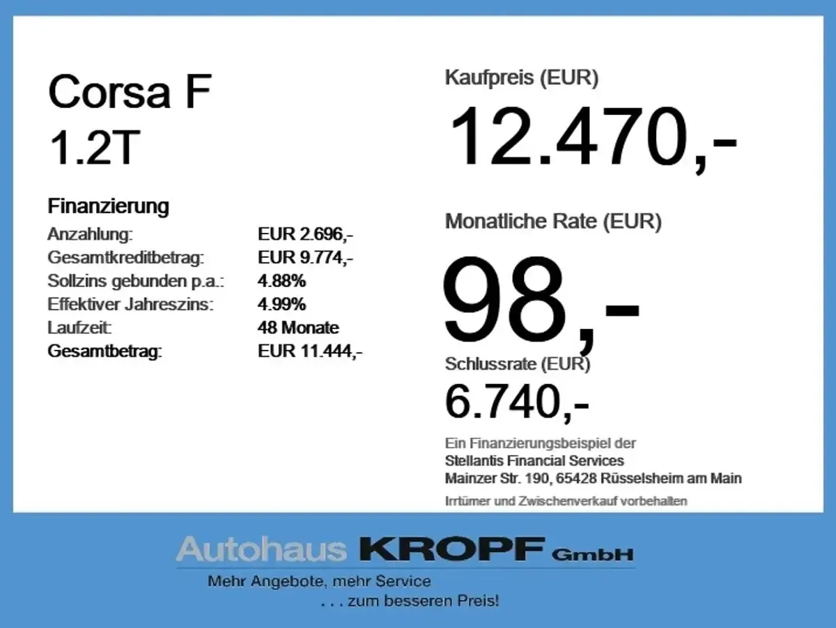 Gebraucht Opel Corsa 101 PS (74 kW) 2020 Diamant schwarz Kleinwagen